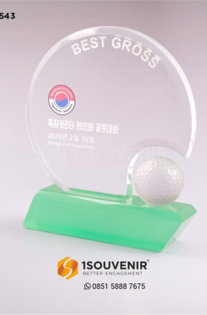 Plakat Akrilik Best Gross Merapi Golf Yogyakarta 2024