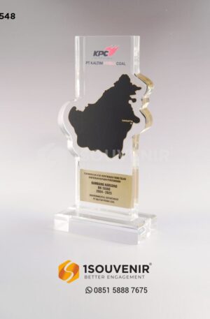 Plakat Akrilik Perusahaan Environmetal Department PT Kaltim Prima Coal Sangatta