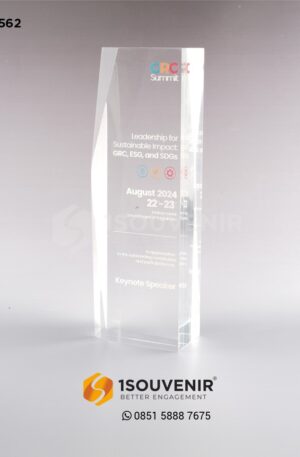 Plakat Akrilik Leadership Sustainable Impact GRC, ESG, and SDGs