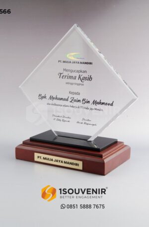 Plakat Akrilik Purnabakti PT Mulia Jaya Mandiri