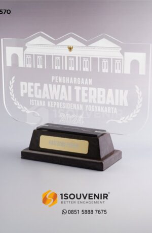 Plakat Akrilik Penghargaan Istana Kepresidenan Yogyakarta