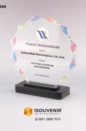 Plakat Akrilik UAJY Law Fair 2024