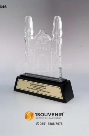 Plakat Akrilik Safari Ramadhan 1446 H PT Bukit Makmur Mandiri Utama Site Tabang Project