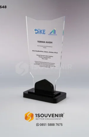 Plakat Akrilik Ucapan Terima Kasih Acara Novelty Coaching Clinic 2025 UGM