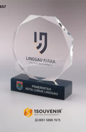 Plakat Akrilik Linggau Juara Pemkot Lubuk Linggau
