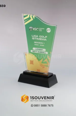 Plakat Akrilik IGC Season I Lowest Nett Overall
