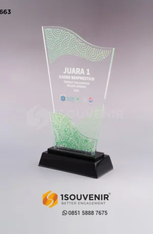 Plakat Akrilik Posyandu Berprestasi Tingkat Kecamatan Kelapa Gading Jakarta