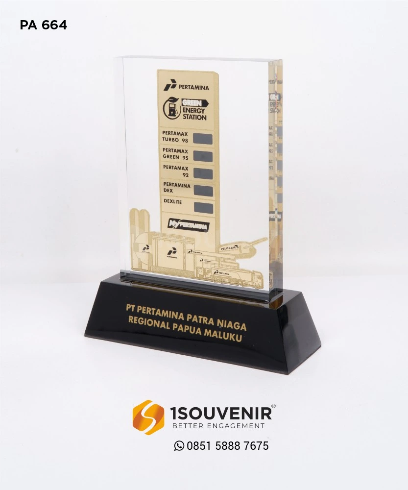 Plakat Akrilik PT Pertamina Patra Niaga Papua Maluku