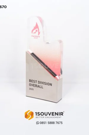 Plakat Akrilik Best Division Overall Membara Award 2025 PT KPC