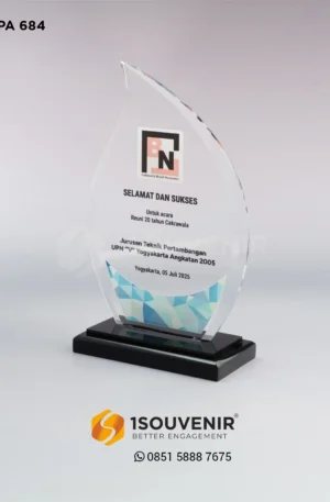 Plakat Akrilik Ucapan Selamat untuk Reuni 20 Tahun Cakrawala Teknik Pertambangan UPN V Yogyakarta dari Cakrawala Bhakti Nusantara