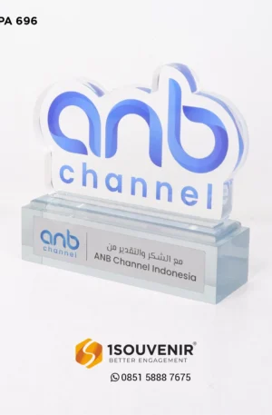 Plakat Akrilik Kenang-kenangan dari ANB Channel Indonesia