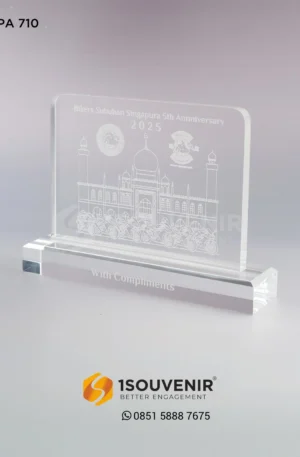 Plakat Akrilik Bikers Subuhan Singapura Kenang-kenangan 5th Anniversary