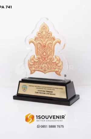 Plakat Akrilik Festival Tari Kreasi Daerah Pesisir dan Pedalaman Kabupaten Tana Tidung 2025 Penghargaan Kostum Terbaik Tari Pesisir Live Music