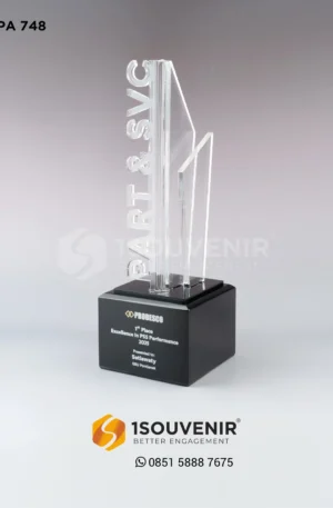 Plakat Akrilik 1st Place Excellence in PSS Performance 2025 Penghargaan dari SBU Pontianak