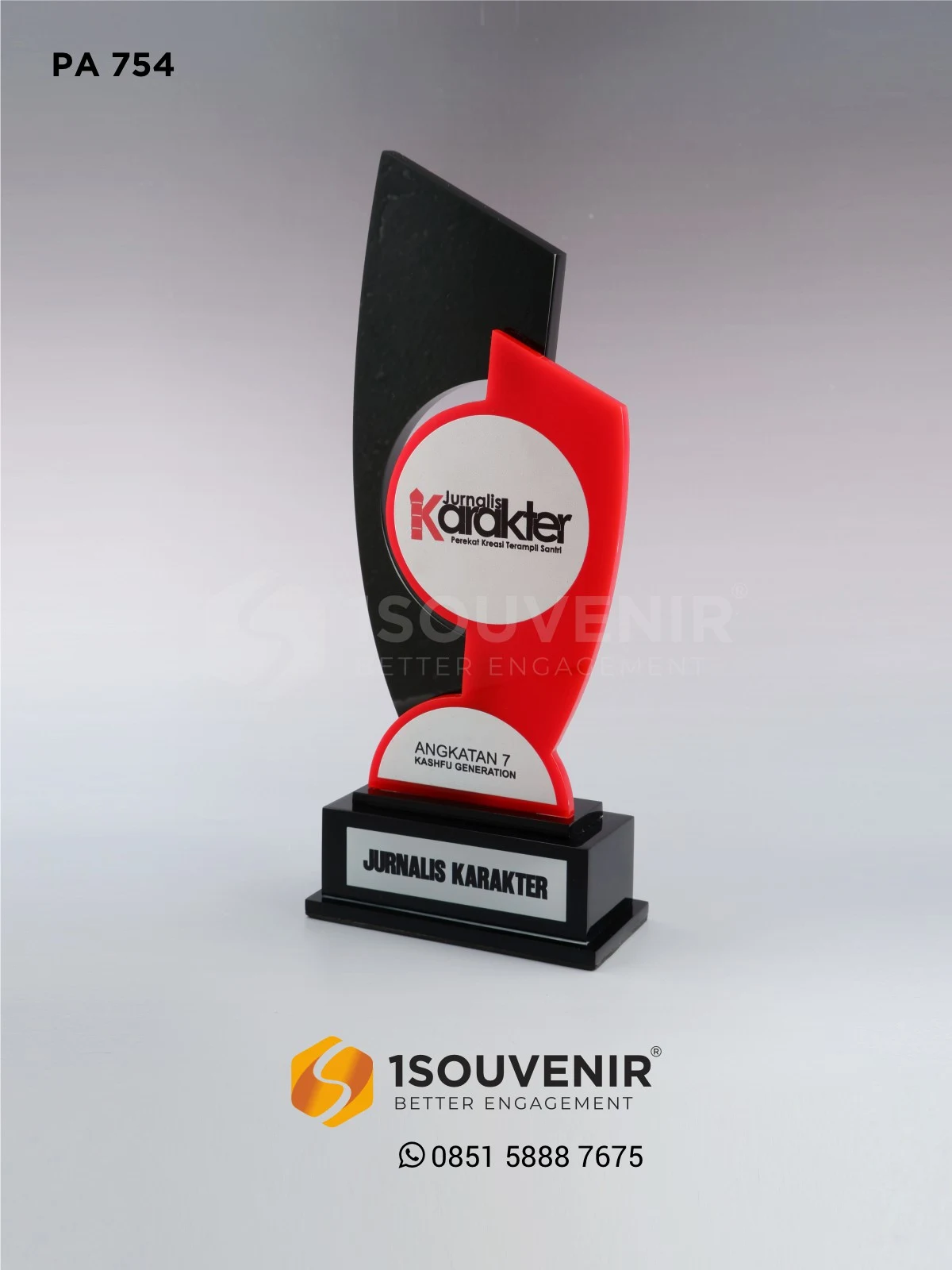 Plakat Akrilik Apresiasi Jurnalis Karakter Angkatan 7 Kashfu Generation