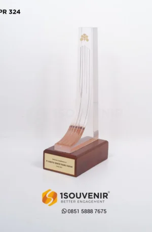 Plakat Akrilik Kenang-kenangan dari PT Sumatra Tobacco Trading