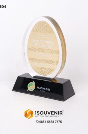 Plakat Akrilik Seminar How to Make FYP Content Agrosari Farm