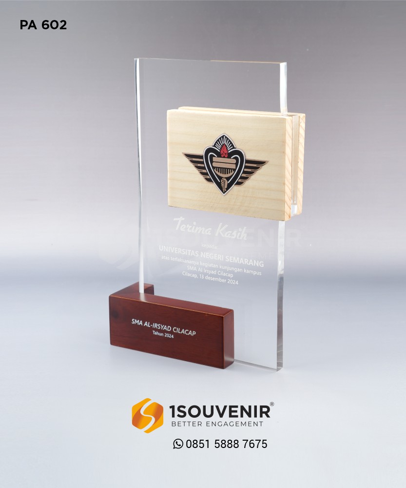 Plakat Akrilik SMA Al Irsyad Cilacap