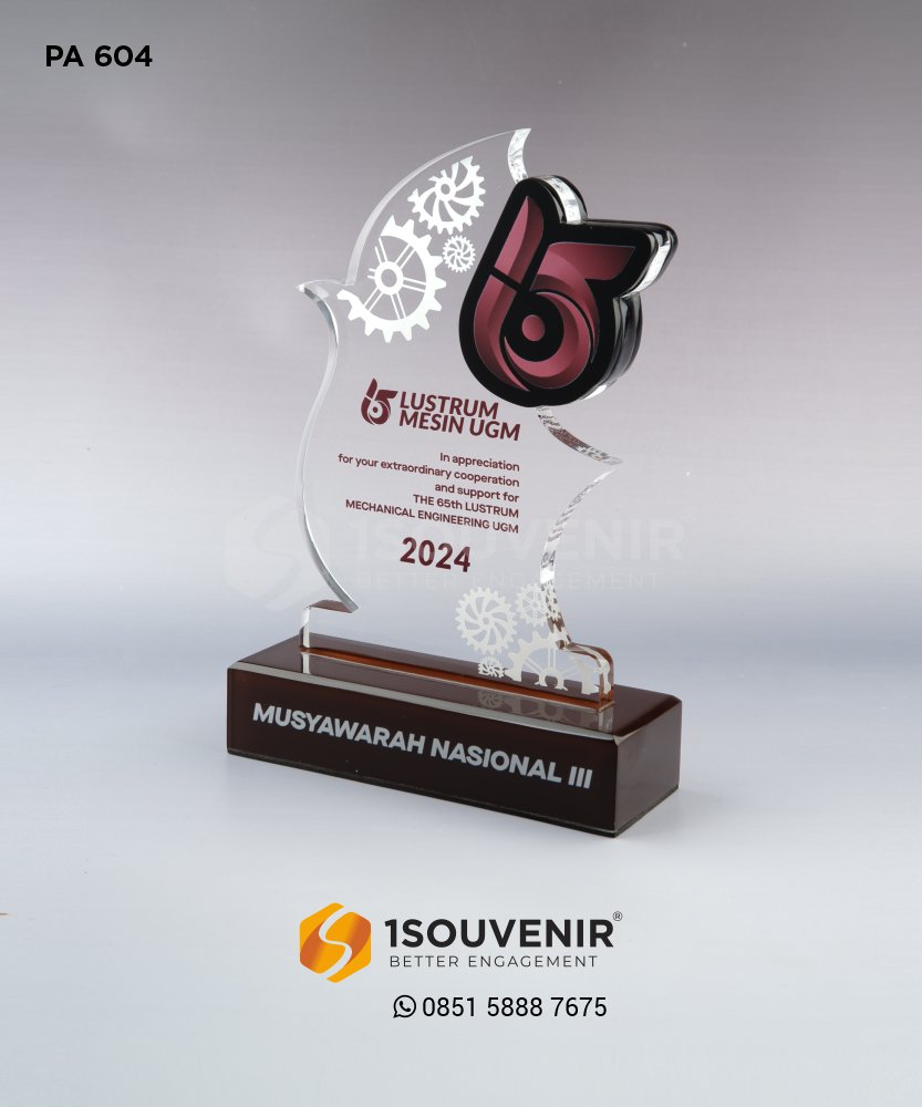 Plakat Akrilik 65 Tahun Lustrum Teknik Mesin UGM