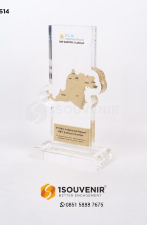 Plakat Akrilik PLN Indonesia Power Banten