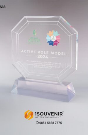 Plakat Akrilik Penghargaan Active Role Model 2024